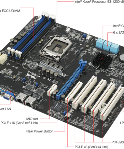 Mainboard Asus Máy Chủ P10S-X