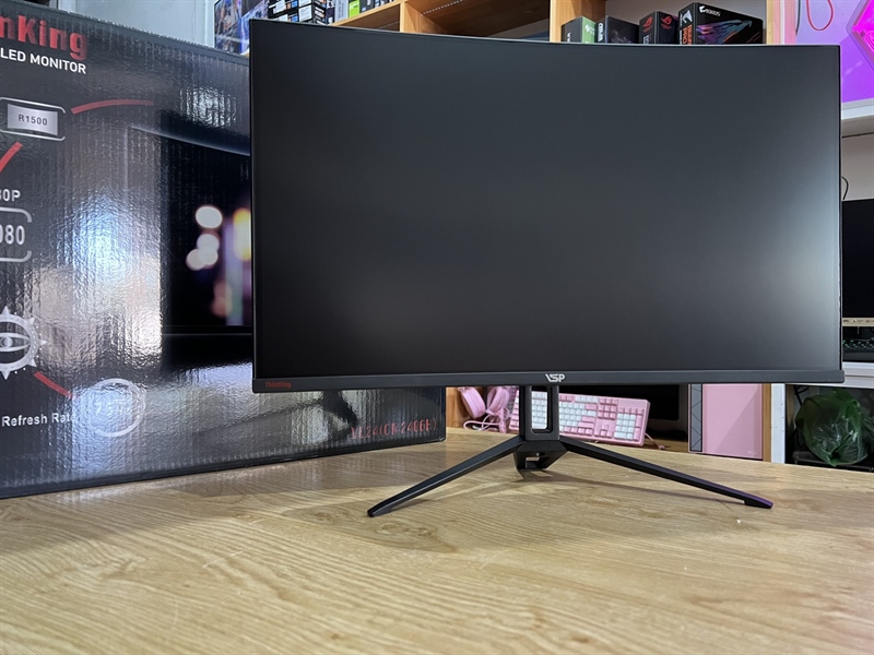 Màn hình VSP cong 2406 Cuver LED Monitor 24 inch VL24 trắng