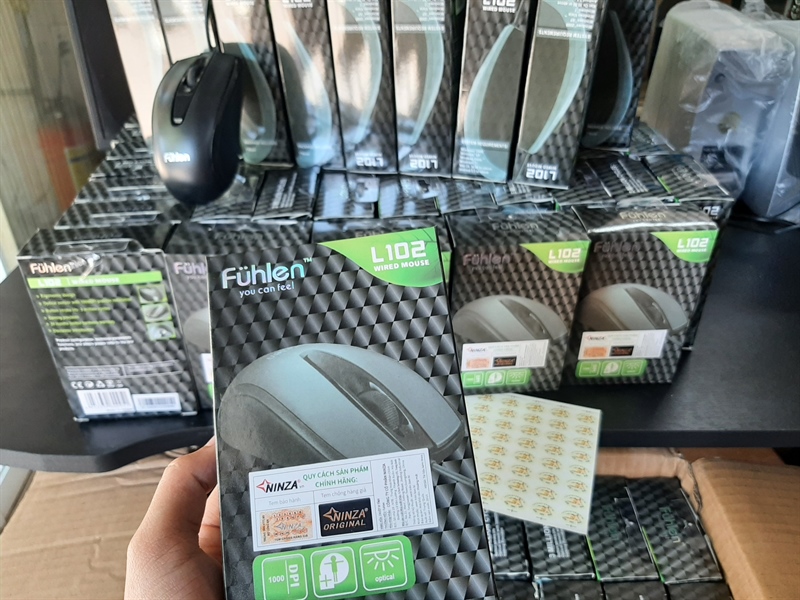 CHUỘT GAME FUHLEN x102 BLACK