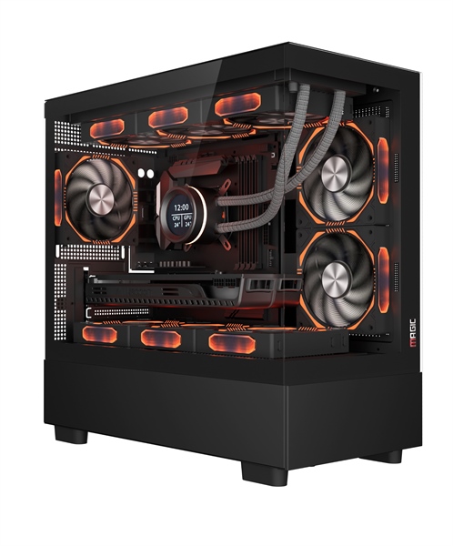 Case Magic MIX-Tower Pro Đen | M-ATX