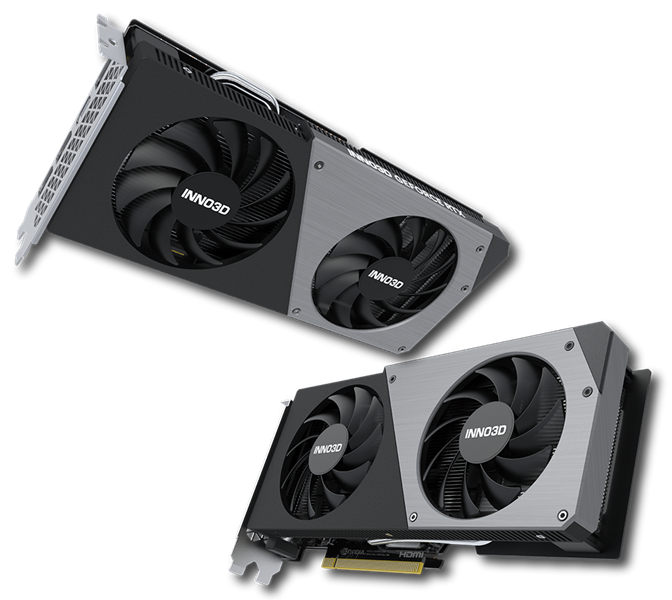 Vga Inno3D RTX4060 Twin X2 8G GDDR6-3XDP+HDMI 2 Fan