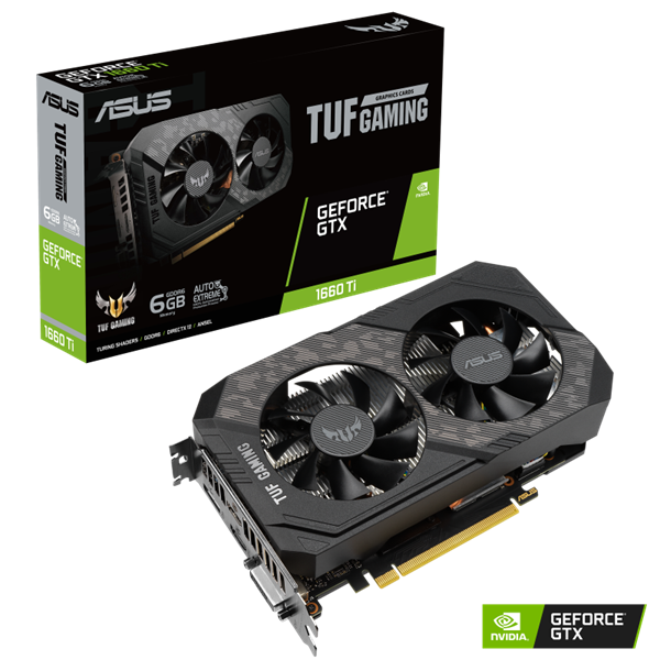 VGA ASUS TUF Gaming GeForce GTX 1660 Ti EVO 6GB GDDR6