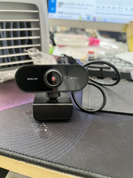 Webcam Full HD đen
