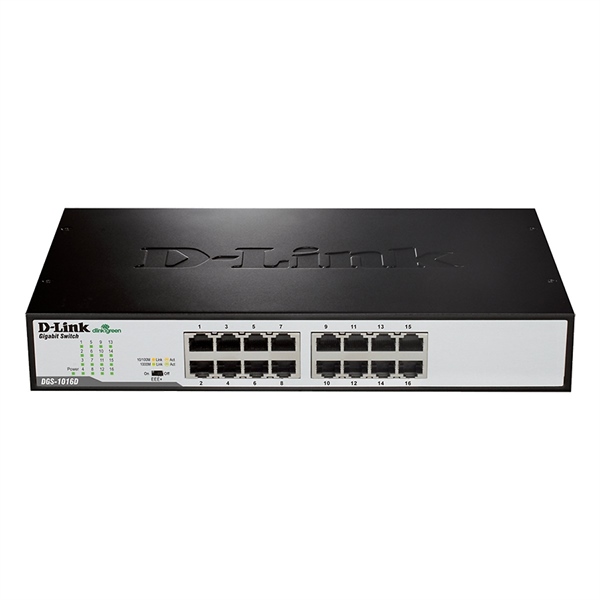 Switch 16-Port Gigabit D-Link DGS-1016C ( sắt)