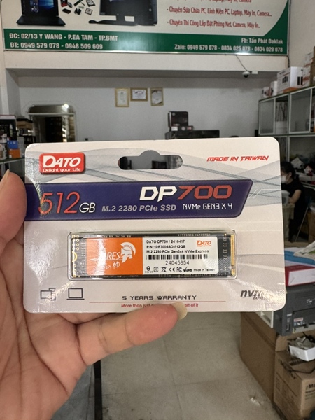Ổ cứng SSD DATO DP700 PCIe NVME 512GB
