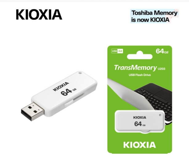 USB 2.0 KIOXIA 64GB TransMemory U202 USB2.0 BH 5 năm