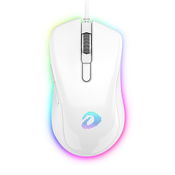 Chuột Gaming DAREU EM908 White (LED RGB, BRAVO sensor)