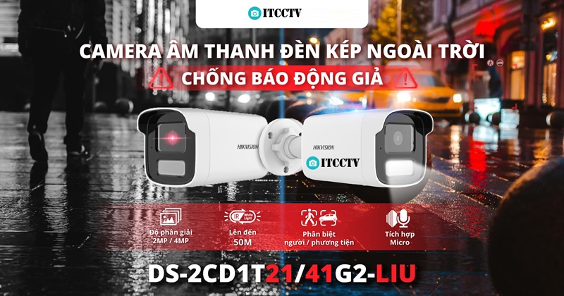 CAMERA HIKVISION IP DS-2CD1T21G2-LIU 2MP
