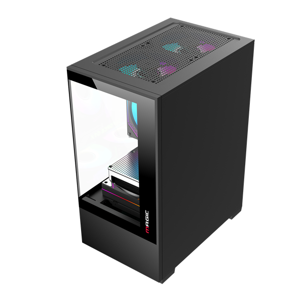 CASE MAGIC MIX BLACK (M-ATX)