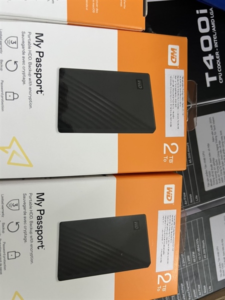 Ổ cứng WD My Passport 2TB black new model
