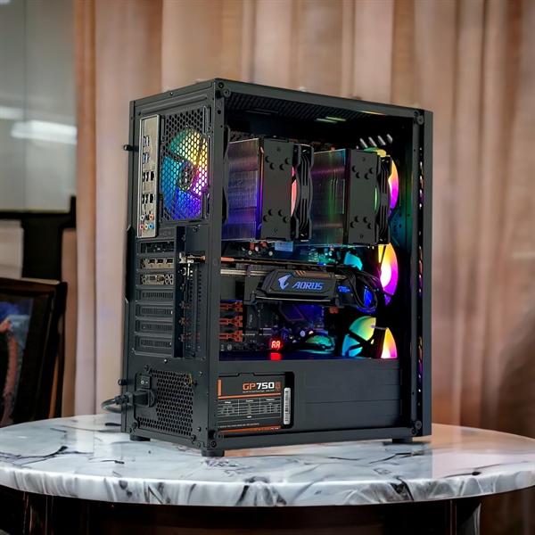 CASE MAGIC LUXURY FULL TOWER BLACK 4 FAN (E-ATX)
