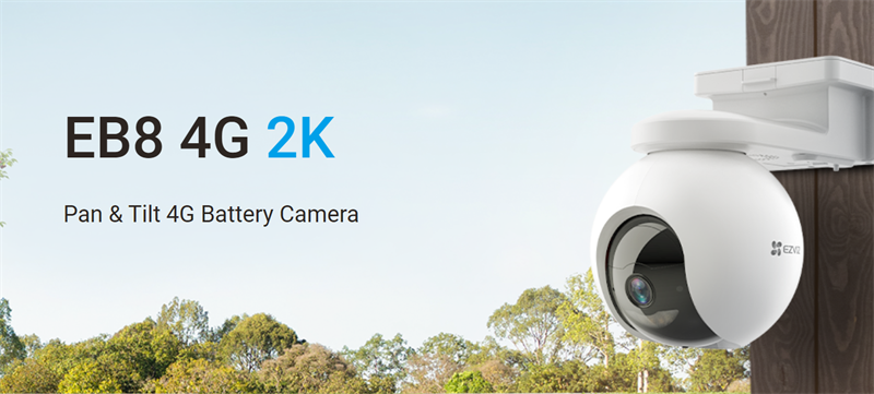 Camera Ezviz 4G CS-EB8-R100-1K3FL4GA